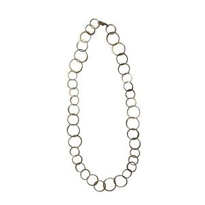 Matte gold necklace